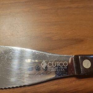 Cutco Stainless Steel Knife with Black Handle